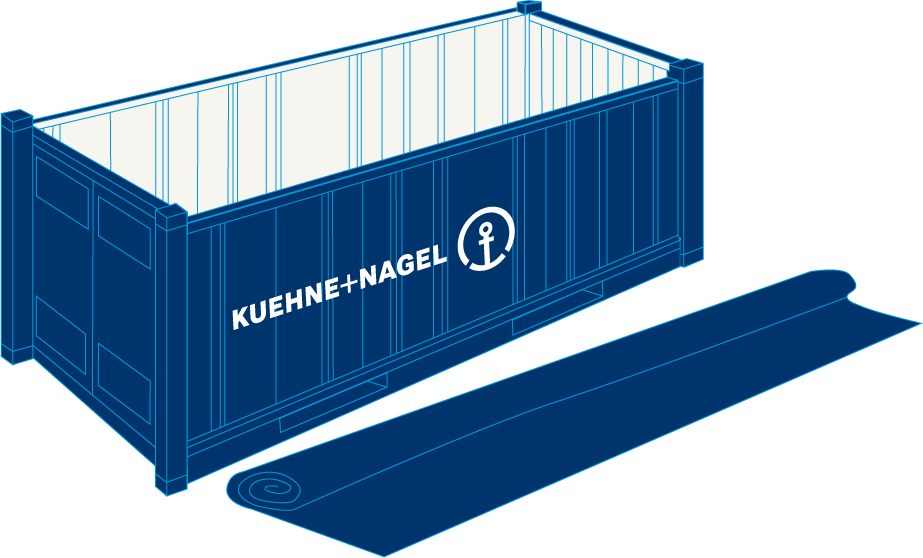 Kuljetuskontti Kuehne+Nagel