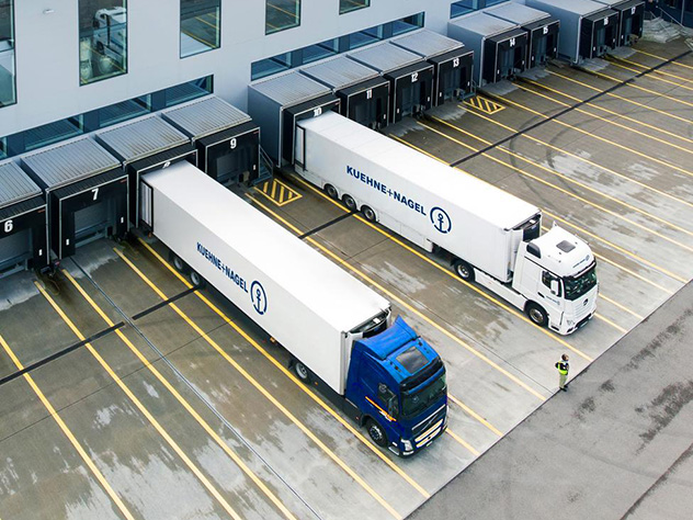 Road logistics services Kuehne+Nagel