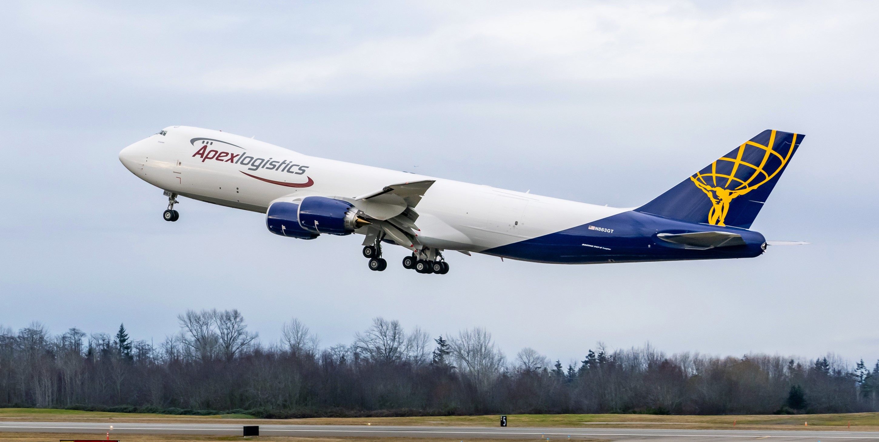 Kuehne+Nagel receives its first Boeing 747-8 Freighter “Inspire